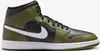 Nike Air Jordan 1 Mid "Black White Olive" Grün, Größe: 47 Produktbild-Vorschau 3