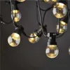 LED světelný řetěz – 10x párty žárovky čiré, 5 m, venkovní i vnitřní, teplá bílá Voir les images du produit