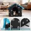 Katzenhaus Für Draußen Winterfest | Wasserdichtes Outdoor Produktbild-Vorschau 4