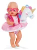 MGA BABY born Schwimm-Set Einhorn 43cm Anteprima dell’immagine prodotto 10