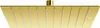Mexen Slim soffione doccia 25 x 25 cm, oro - 79125-50 Anteprima dell’immagine prodotto 1