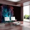 Selbstklebende Folie Fototapete - Abstract lion - rainbow Produktbild-Vorschau 2