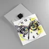 Wanduhr - Quadrat - Glasuhr - Person Auge Schatten Produktbild-Vorschau 2