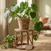 VD Leeden Beistelltisch Papasan - D40 x H40 cm - Rattan - Produktbild-Vorschau 5