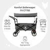 FUXLIFE by FUXTEC Skládací vozík FX-CT700, šedý  skládací Náhled obrázku produktu 2
