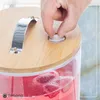 5L Luxus Getränkespender mit Zapfhahn aus Glas - XXL Produktbild-Vorschau 4