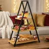 Pyramide à trois étages Graveur sur bois Voir les images du produit 18