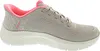 A side view of a single Skechers athletic shoe. Voir les images du produit