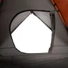Design Campingzelt 3 Personen Grau & Orange 240x217x120 cm Produktbild-Vorschau 10