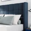 MODFU Lit rembourré 140×200 cm, lit double avec tête de lit Voir les images du produit 5