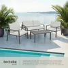 Ensemble de salon Göteborg avec table - gris clair Voir les images du produit 4