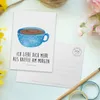 Mr. & Mrs. Panda Grußkarte Kaffee Tasse - Weiß - Geschenk, Produktbild-Vorschau 3