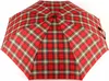 Knirps Taschenregenschirm Regenschirm Topmatic SL Check Red Produktbild-Vorschau 1