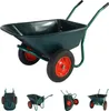 2-Rad Schubkarre 100 L 160 kg Gartenschubkarre Lufträder Produktbild-Vorschau 1