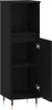 vidaXL Armadietto da bagno nero 30x30x100 cm materiale a Anteprima dell’immagine prodotto 6
