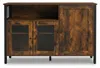Relaxdays Küchenschrank mit Glastüren, HBT: 75 x 110 x 33 Produktbild-Vorschau 8