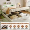 Boxspringbett 140x200cm mit Stauraum, Polsterbett mit Produktbild-Vorschau 4