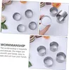 Set di anelli per dolci in acciaio inox 8 pz. Stampi per Anteprima dell’immagine prodotto 8
