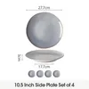 Teller Set 4-teiliges Keramik Ø27,7cm – Essteller, Pasta- & Produktbild-Vorschau 2