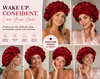 Dlouhá červená saténová čepice na spaní - Satin Bonnet pro Náhled obrázku produktu 8