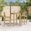vidaXL Barhocker 2 Stk. Bambus Produktbild-Vorschau 1