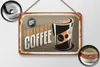 Blechschild Kaffee 18x12cm Retro Coffee takeaway Produktbild-Vorschau 2