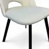 4x MAYA II Polstersessel Stuhl Metall Schwarz + Leichtes Produktbild-Vorschau 3