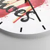 Wanduhr - Rund - Glasuhr - Schuh Ferse Frau Mode - 40x40cm Produktbild-Vorschau 5