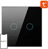 Smart Light Switch ZigBee Avatto ZTS02-EU-B2 2 Way TUYA Produktbild-Vorschau 3
