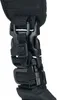 A close-up view of black buckles and straps on a bag. Produktbild-Vorschau
