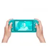 Hands holding a Nintendo Switch Lite console. Produktbild-Vorschau