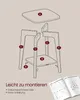 VASAGLE Beistelltisch, kleiner Tisch, Sofatisch eckig, Produktbild-Vorschau 6