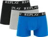 Replay - Boxerky Basic Cuff Logo 3 Pack - Trunks Men Náhľad obrázku produktu 7