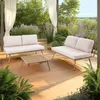 riess-ambiente Lounge Sitzgruppe MOBILE MODULAR greige Produktbild-Vorschau 1