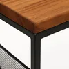 Relaxdays 4052025521028, Stolik nocny, Czarny, Brązowy, Podgląd zdjęcia produktu 7