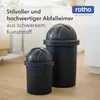 Rotho Abfalleimer Set 10 l und 30 l ROLL BOB - Müllsystem Produktbild-Vorschau 2