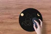 MuchoWow® Mauspad Mousepad Frauen - Mond - Gold - Produktbild-Vorschau 3