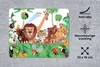 MuchoWow® Mauspad Mousepad Wilde Tiere - Dschungel - Löwe - Produktbild-Vorschau 2
