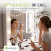 Toaletka Juskys Talea z diodami LED, 7 szufladami i dużym Podgląd zdjęcia produktu 5