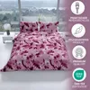 Feinbiber Bettwäsche 135x200 cm Kissenbezug 80x80 cm Rosa Produktbild-Vorschau 3