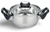 2x Edelstahl Kochtopf "Turin" 14cm kleine Kochtöpfe Küche Produktbild-Vorschau 2