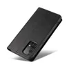 A black flip cover phone case is shown at an angle against a white background. Produktbild-Vorschau