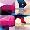 Bilder auf glas - Elefanten Illustration Bunt - 70x50cm - Produktbild-Vorschau 8