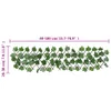 vidaXL Treillis avec feuilles de vigne artificielles Voir les images du produit 5