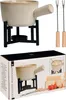 Porzellan-Fondue mit Brenner 450 ml + 2 Gabeln Produktbild-Vorschau 14