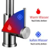 AICA Spültischarmatur Ausziehbar Hochdruck Wasserhahn Küche Produktbild-Vorschau 5