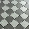 Keramik Mosaikfliesen Bombay Schachbrett Grau Anthrazit Produktbild-Vorschau 2