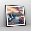 Gerahmtes Poster - Schwarzer Rahmen - Wasserfall Himmel Produktbild-Vorschau 8