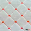 140cmx100cm Geprägte Schwarz Kunstleder Rot Diamant-Stich Produktbild-Vorschau 8