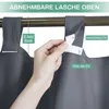2 Stück Outdoor Vorhang Blickdicht Wasserdicht Vorhänge Produktbild-Vorschau 2